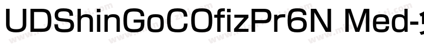 UDShinGoCOfizPr6N Med字体转换